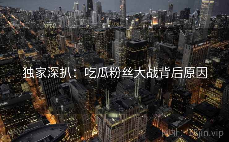 独家深扒：吃瓜粉丝大战背后原因