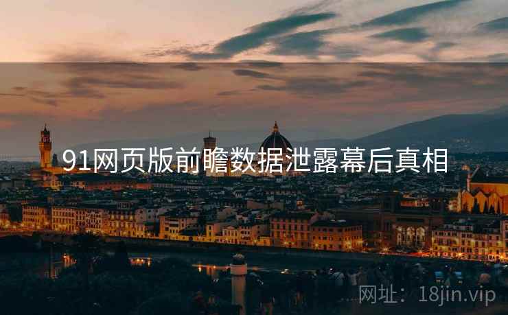 91网页版前瞻数据泄露幕后真相