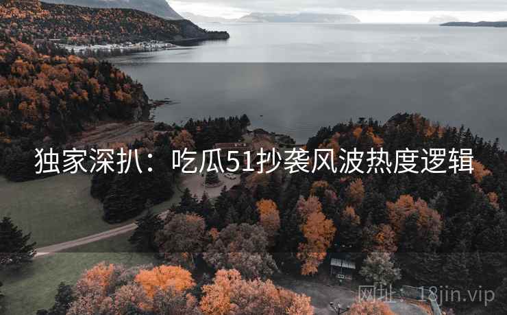 独家深扒：吃瓜51抄袭风波热度逻辑