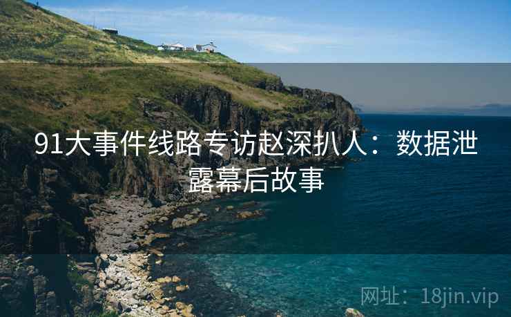91大事件线路专访赵深扒人：数据泄露幕后故事