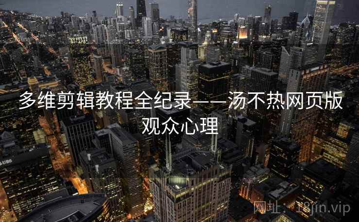 多维剪辑教程全纪录——汤不热网页版观众心理
