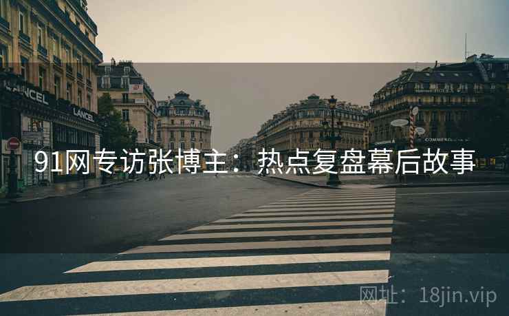 91网专访张博主：热点复盘幕后故事